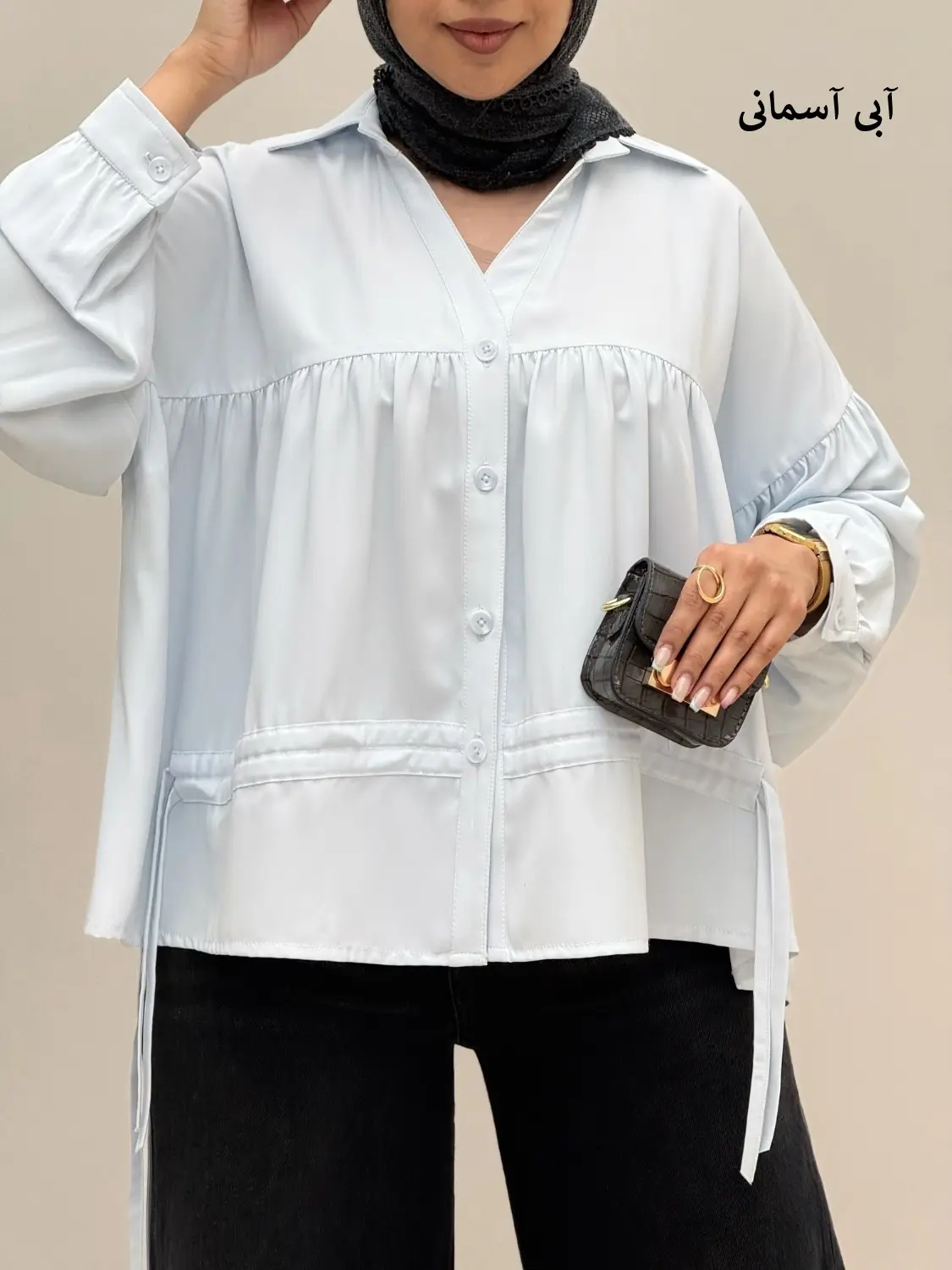 4539-شومیز عروسکی ژاکلین